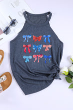Load image into Gallery viewer, Bow Graphic Round Neck Tank
