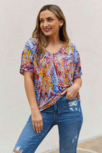 Load image into Gallery viewer, Be Stage Full Size Printed Dolman Flowy Top
