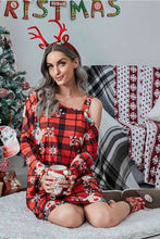 Load image into Gallery viewer, Christmas Asymmetrical Neck Long Sleeve Dress
