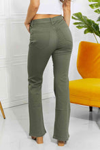 Load image into Gallery viewer, Zenana Clementine Full Size High-Rise Bootcut Jeans in Olive
