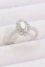 Load image into Gallery viewer, Modern Love Story Opal and Zircon Ring
