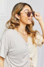 Load image into Gallery viewer, Round Full Rim Polycarbonate Frame Sunglasses
