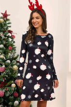 Load image into Gallery viewer, Full Size Christmas Long Sleeve Dress
