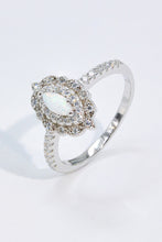 Load image into Gallery viewer, Modern Love Story Opal and Zircon Ring
