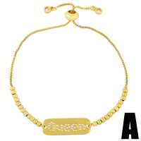 Load image into Gallery viewer, Rhinestone Letter Bracelet
